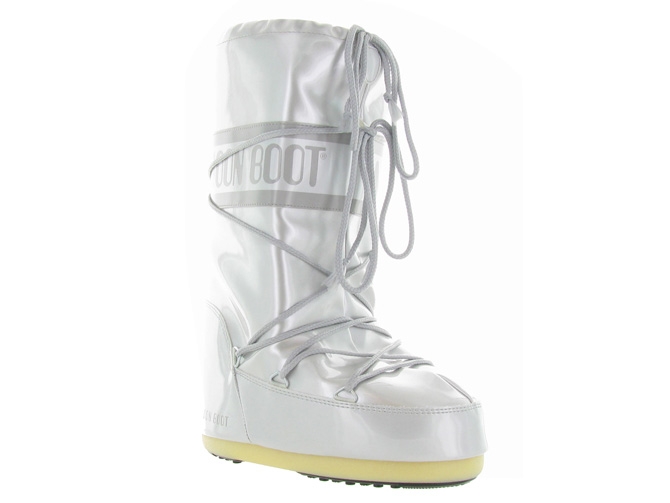 Moon boot apres ski bottes fourrees mb vinil met blanc