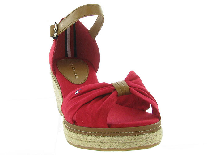 sandales tommy hilfiger rouge