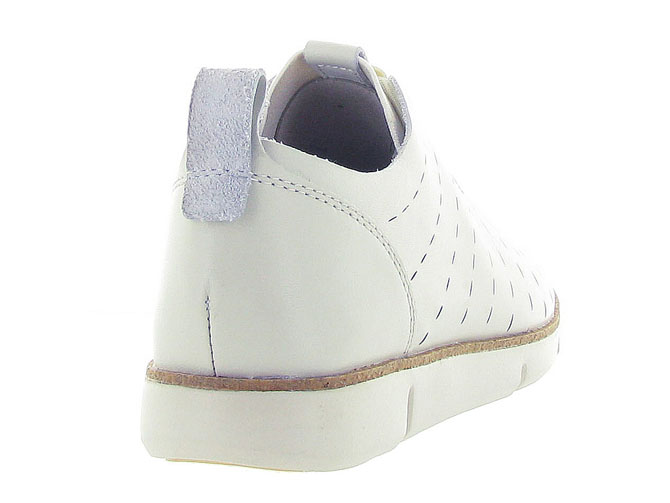 Clarks chaussures a lacets tri etch blanc3147401_5