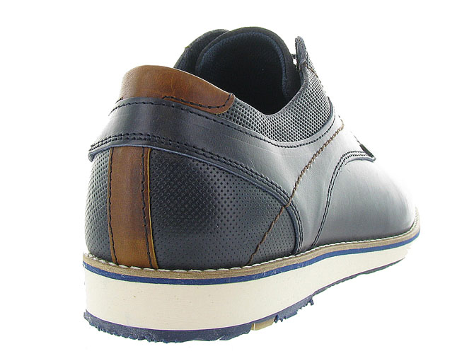 chaussures a lacets - Confort et décontracté - homme - Cuir - Bleu - Bullboxer3160902_5
