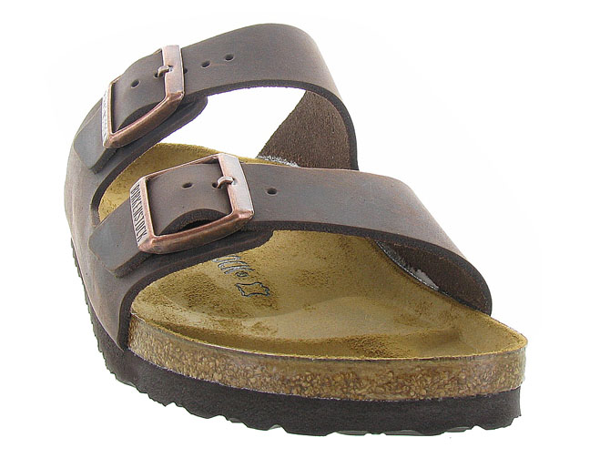 Birkenstock nu pieds arizona oiled leather marron3171001_3