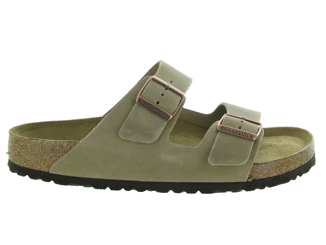 nu pieds - Mules et Tongs - homme - Cuir - Gris - Birkenstock3171005_2
