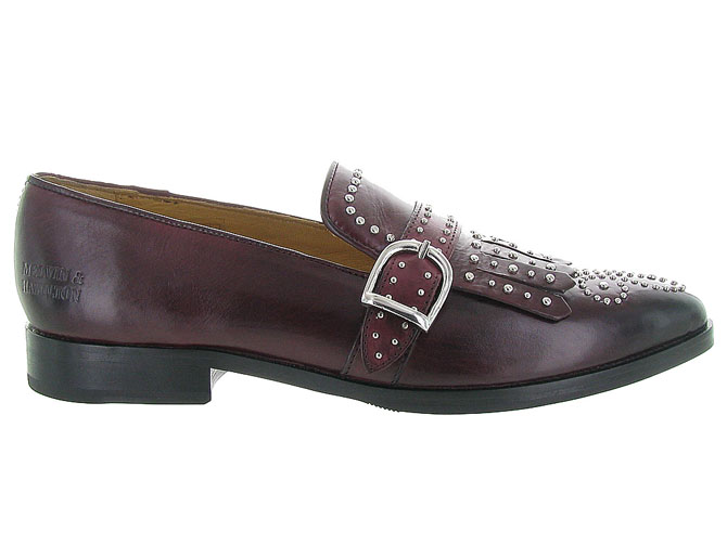 Melvin et hamilton mocassins jessy 26 bordeaux3176801_2