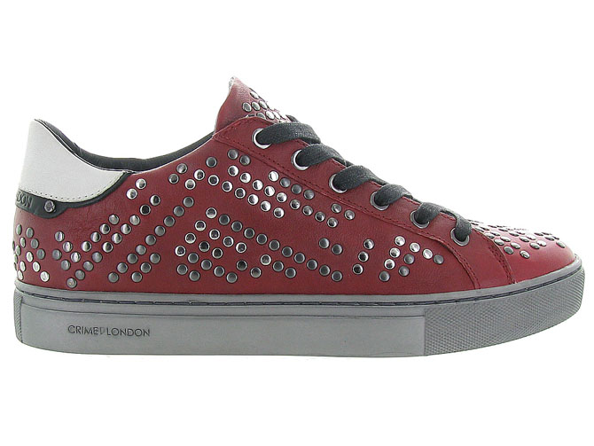 Crime london baskets et sneakers 25124aa1 rouge3178901_2