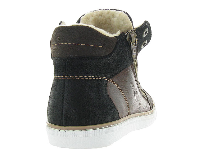 baskets et sneakers -  - junior garcon - Cuir - Marron - Bullboxer3182601_5