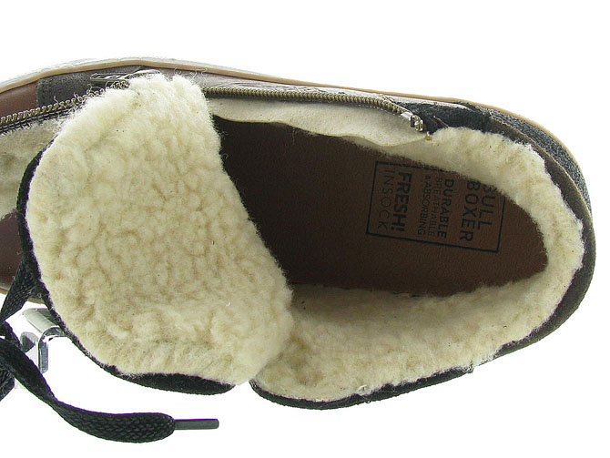 baskets et sneakers -  - junior garcon - Cuir - Marron - Bullboxer3182601_6
