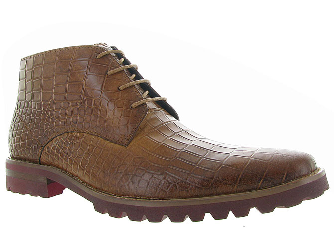 bottines et boots - Chelsea - homme - Cuir - Marron - Kdopa