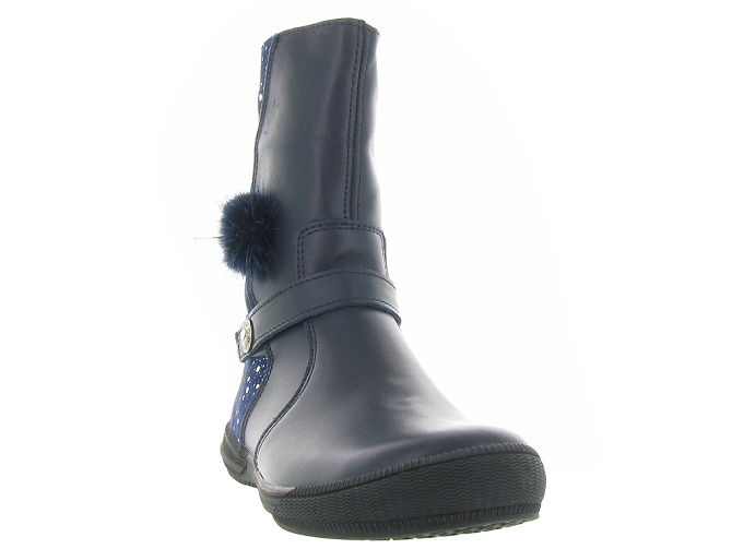 bottines et boots -  - junior fille - Cuir - Bleu Marine - Bopy3200501_3