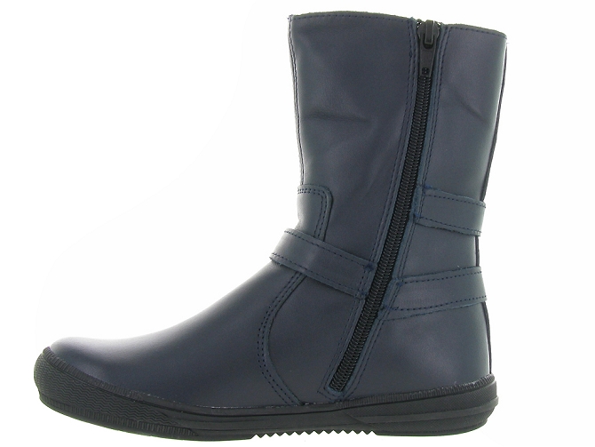 bottines et boots -  - junior fille - Cuir - Bleu Marine - Bopy3200501_4