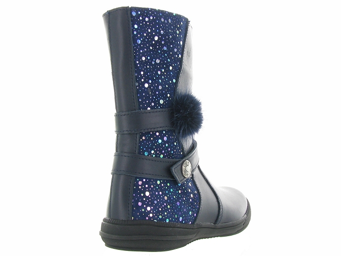 bottines et boots -  - junior fille - Cuir - Bleu Marine - Bopy3200501_5