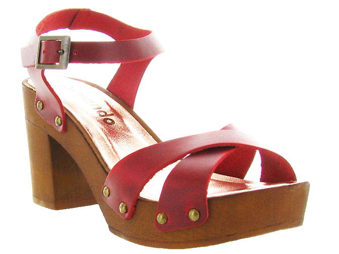 Armando nu pieds 574 bordeaux