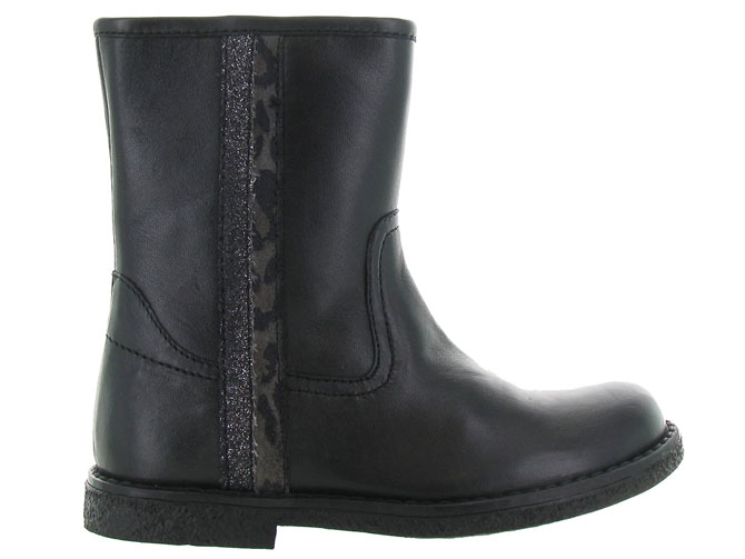 bottines et boots -  - junior fille - Cuir - Noir - Apples and pears3250501_2