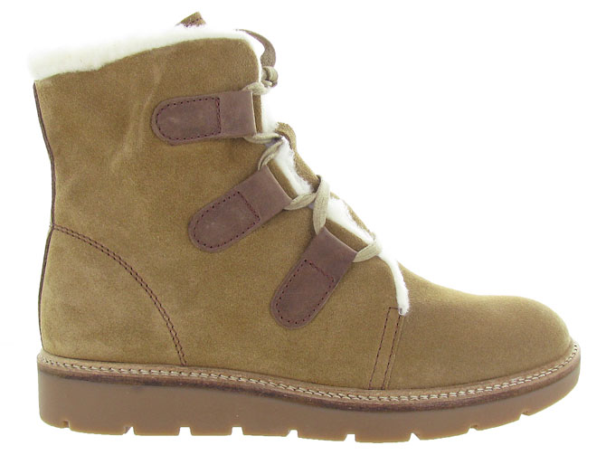 apres ski bottes fourrees - Botte de neige - femme - Cuir - Camel - Armando3254301_2