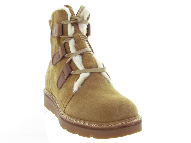 apres ski bottes fourrees - Botte de neige - femme - Cuir - Camel - Armando3254301_3