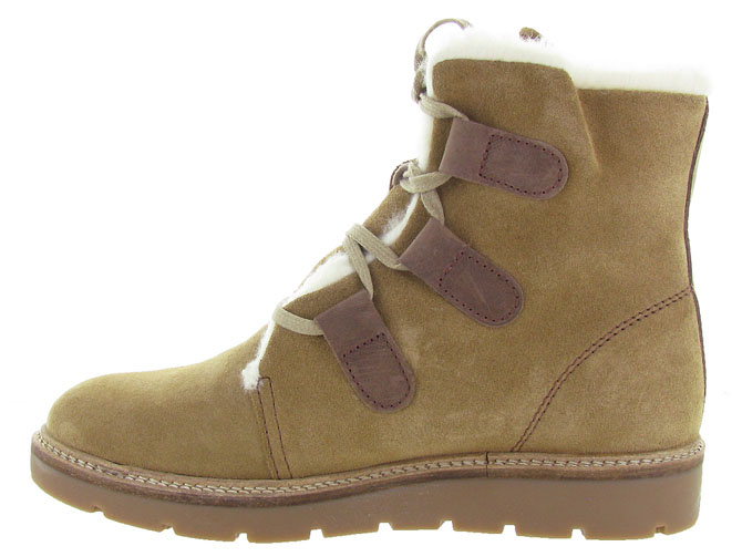 apres ski bottes fourrees - Botte de neige - femme - Cuir - Camel - Armando3254301_4