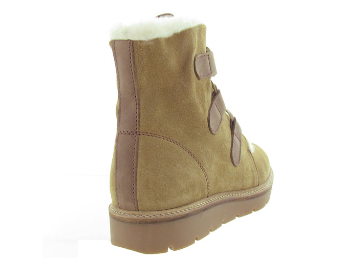 apres ski bottes fourrees - Botte de neige - femme - Cuir - Camel - Armando3254301_5