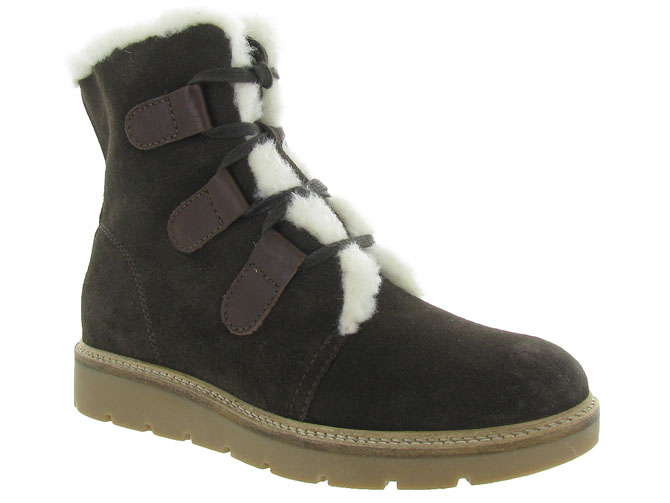 Armando apres ski bottes fourrees 38240 marron fonce