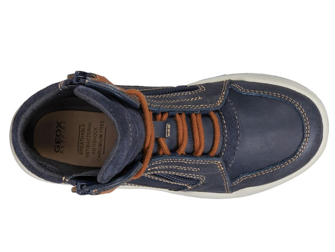 chaussures a scratch -  - junior garcon - Synthétique - Bleu Marine - Geox3258101_6