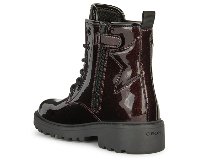 bottines et boots -  - junior fille - Synthétique - Bordeaux - Geox3259816_3