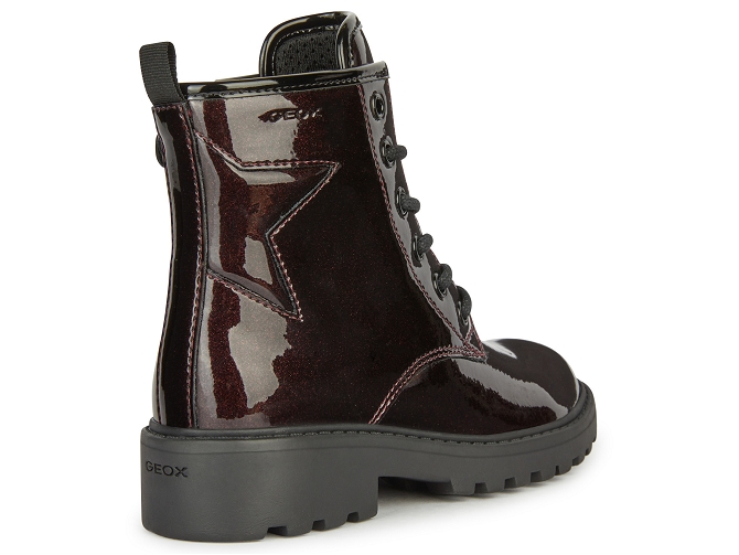 bottines et boots -  - junior fille - Synthétique - Bordeaux - Geox3259816_4