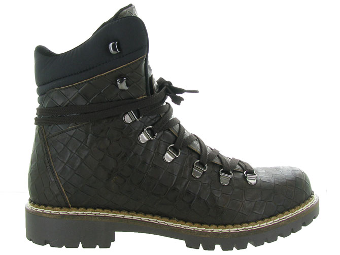 apres ski bottes fourrees - Chaussures neige - homme - Cuir - Noir - New italia shoes3265001_2