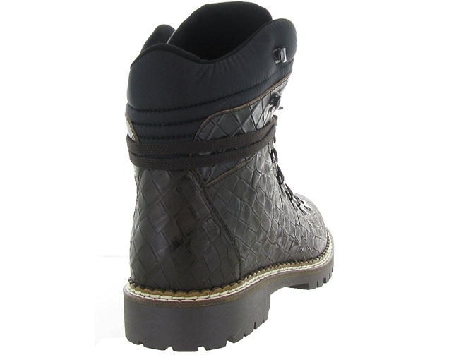 apres ski bottes fourrees - Chaussures neige - homme - Cuir - Noir - New italia shoes3265001_5