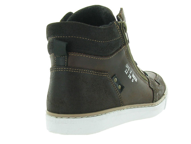 baskets et sneakers -  - junior garcon - Cuir - Marron - Bullboxer3266302_5