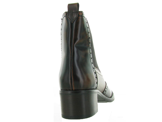 bottines et boots - Chelsea - femme - Cuir - Marron - Nicola benson franzini3271701_5