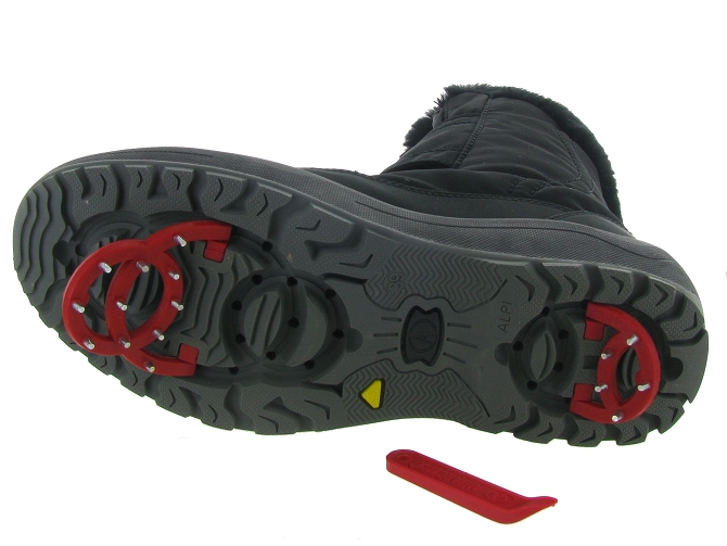 apres ski bottes fourrees -  - femme - Nylon - Noir - Antartica3276001_6