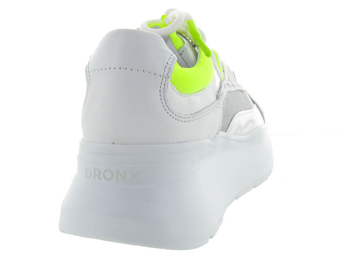 Bronx baskets et sneakers 66265 cm jaune fluo3277201_5