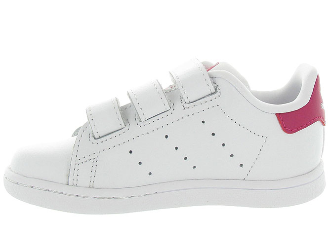 Adidas baskets et sneakers my stan smith cadets velcro yl fushia4096103_4