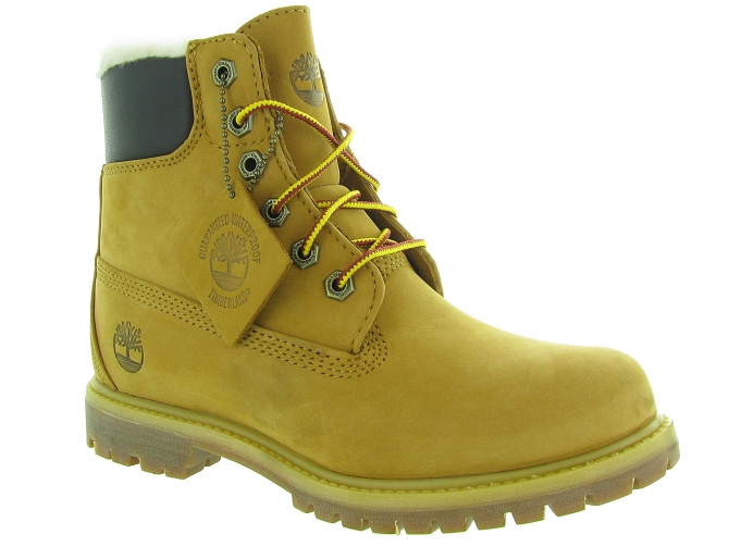 Timberland apres ski bottes fourrees ca19te shearling jaune