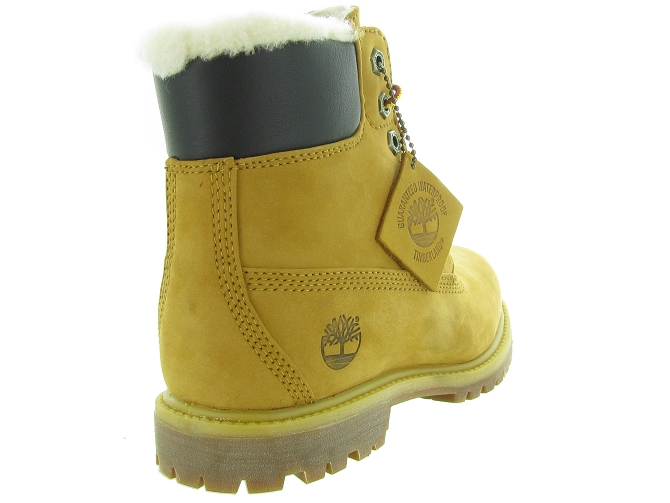 Timberland apres ski bottes fourrees ca19te shearling jaune4117501_5