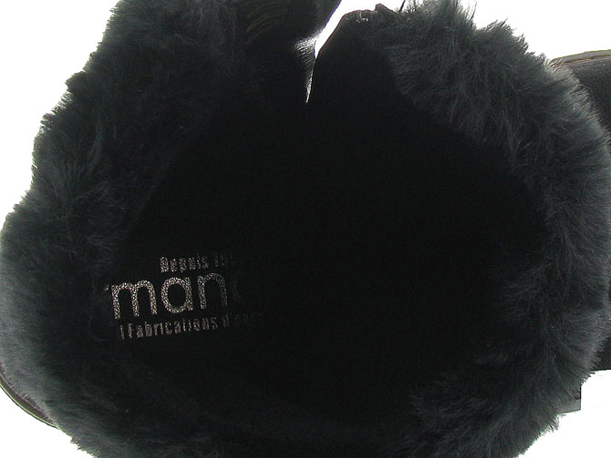 apres ski bottes fourrees - Botte de neige - femme - Cuir - Noir - Armando4123704_6