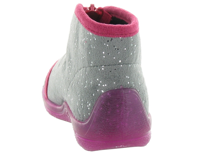 Bellamy chaussons et pantoufles bambou fille gris4134901_4