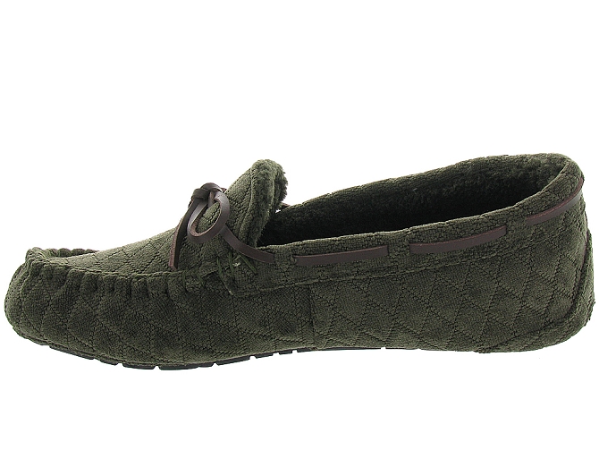 chaussons et pantoufles - Mocassins - homme - Toile  - Kaki - Ruby brown4190001_4