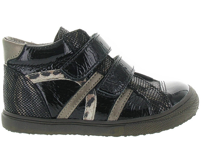 chaussures a scratch -  - junior fille - Cuir - Noir - Bopy4197401_2