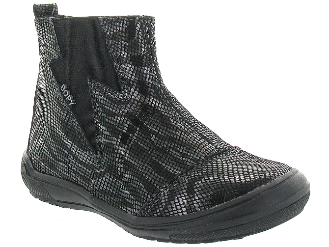 bottines et boots -  - junior fille - Cuir - Argent - Bopy
