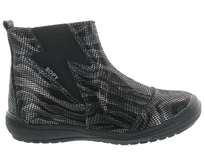 bottines et boots -  - junior fille - Cuir - Argent - Bopy4197801_2