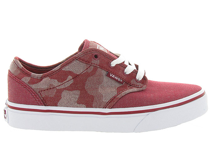 Vans baskets et sneakers atwood y camo rouge4242701_2