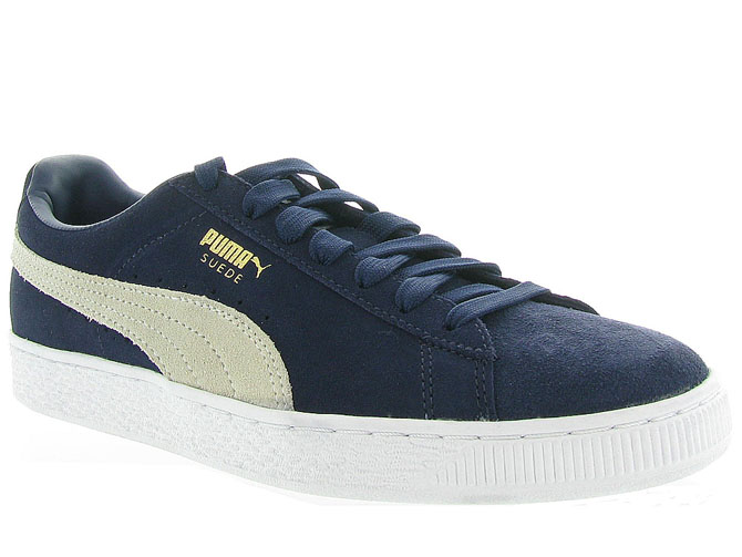 puma suede bleu
