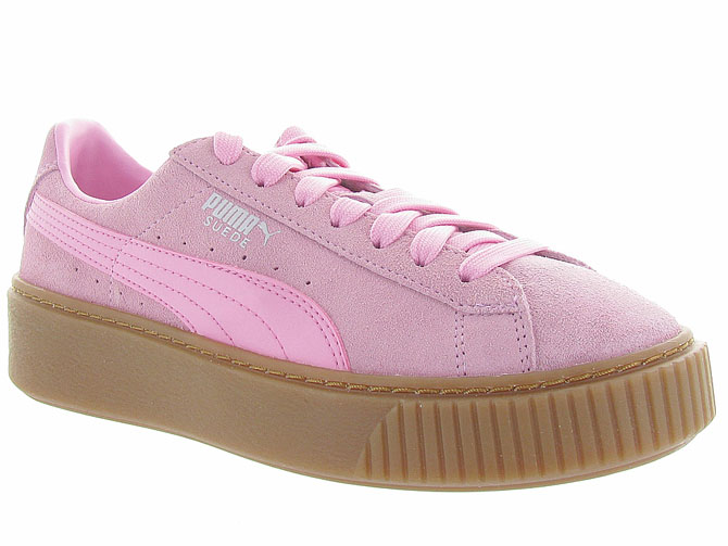 puma suède rose