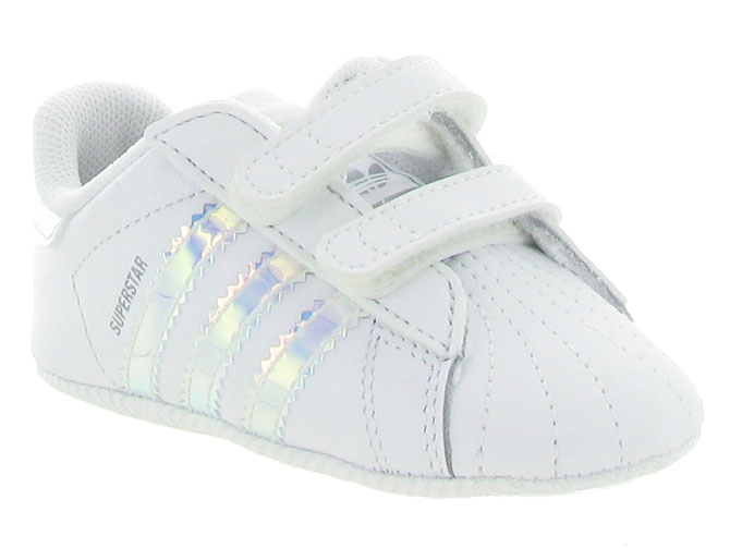 Adidas baskets et sneakers superstar crib girl blanc