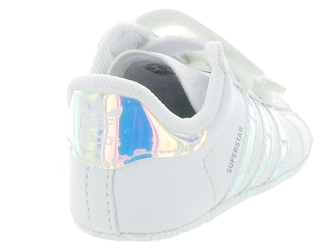 Adidas baskets et sneakers superstar crib girl blanc4247901_5