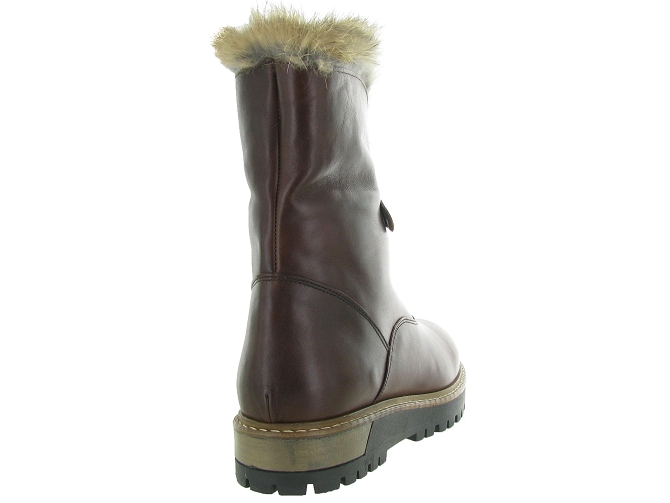 La thuile apres ski bottes fourrees 975 marron fonce4322403_5