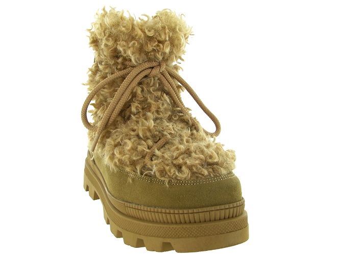 apres ski bottes fourrees - Botte fourrée - femme - Fourrure - Marron - Oscar4331307_3
