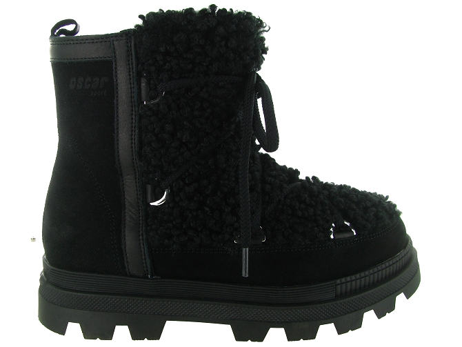apres ski bottes fourrees - Botte fourrée - femme - Fourrure - Noir - Oscar4331308_2