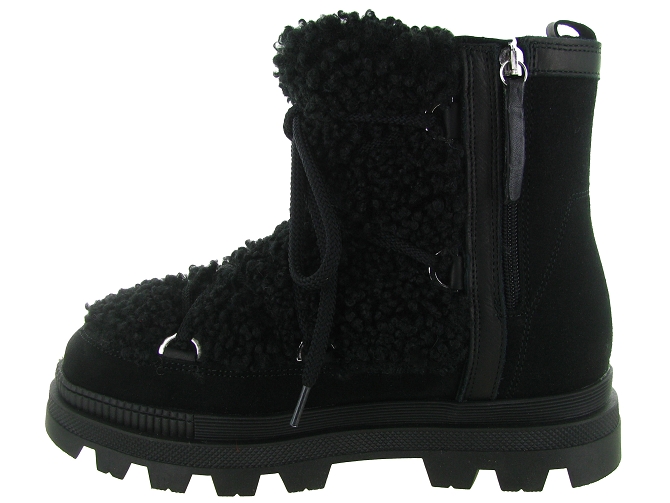 apres ski bottes fourrees - Botte fourrée - femme - Fourrure - Noir - Oscar4331308_4