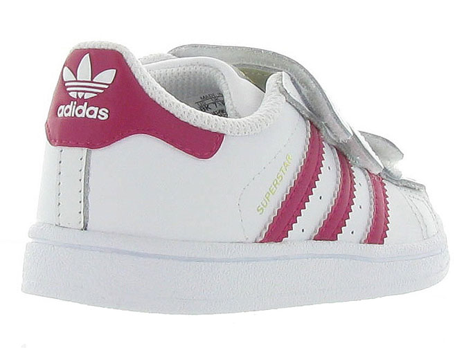 Adidas baskets et sneakers superstar cf i girl blanc4365301_5