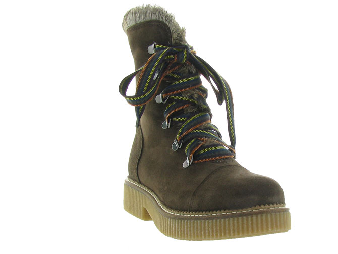 apres ski bottes fourrees - Botte de neige - femme - Nubuck - Marron - Armando